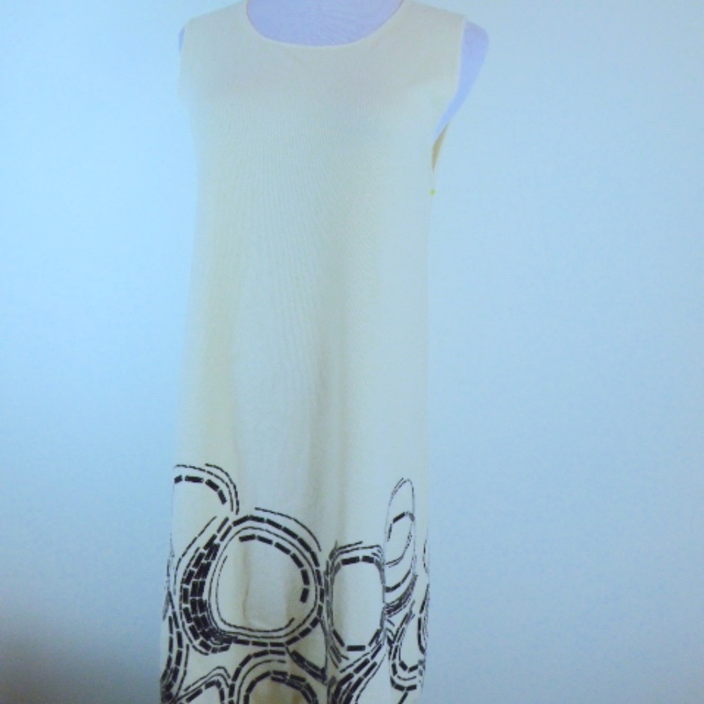 Saltaire Cashmere beaded sequin tunic sleeveless Sweater dress M